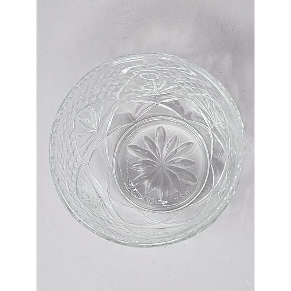 Vintage Clear Pressed‎ Glass Candy Dish With Lid Made In USA - Picture 5 of 13